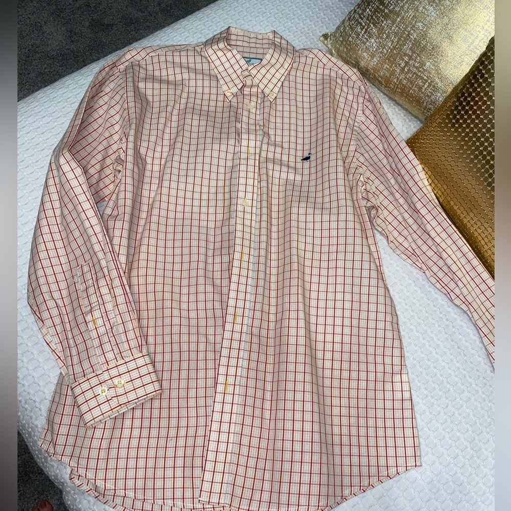 Properly Tied Polo Button Down - Size Large - Pla… - image 1